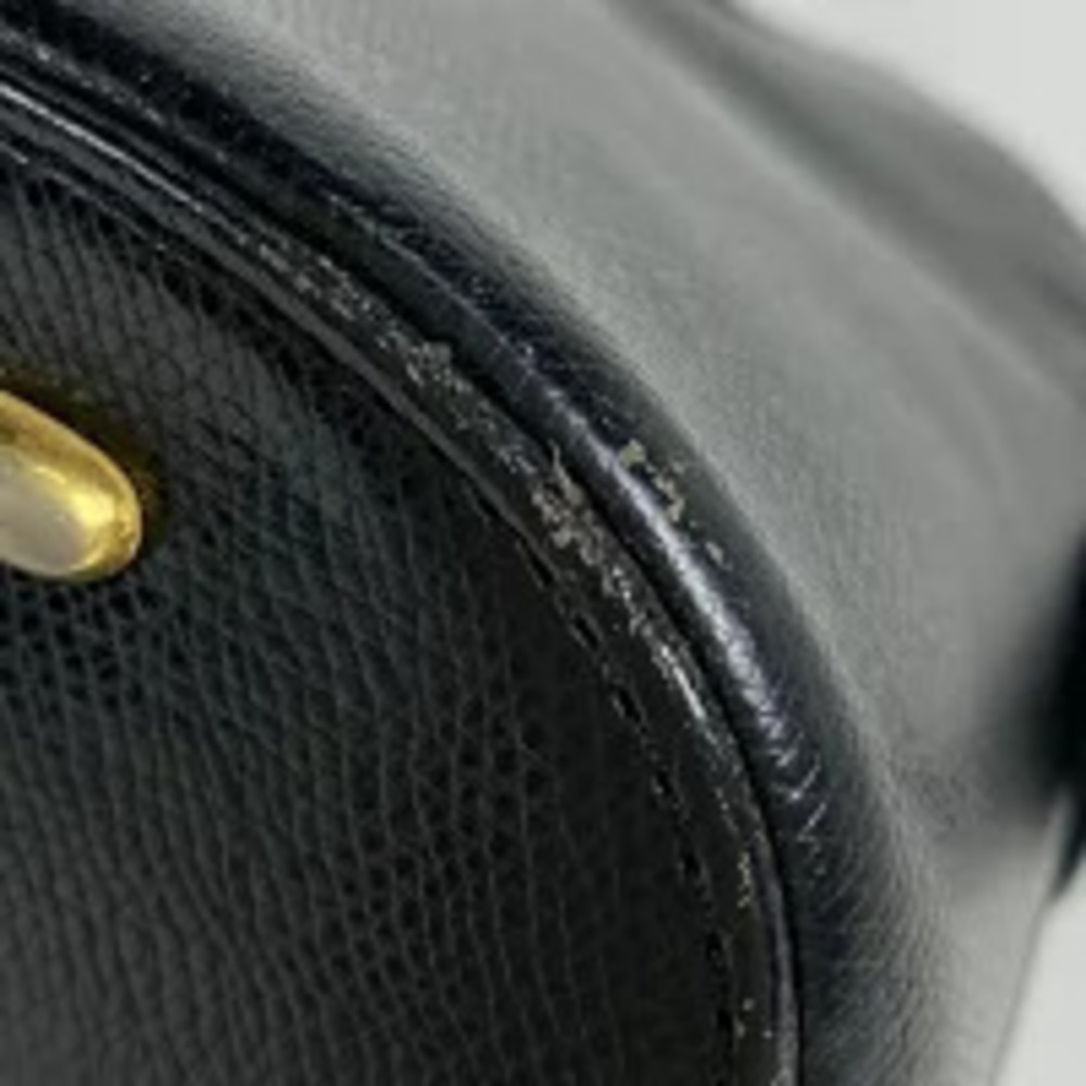 Celine Leather Bag 2way Shoulder Black